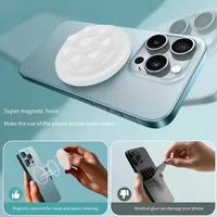 For Magsafe Magnetic Suction Cup Phone Holder Silicone Magnet Wall Mount CellPhone Stand Universal Bracket For IPhone 15 Samsung - Image 4