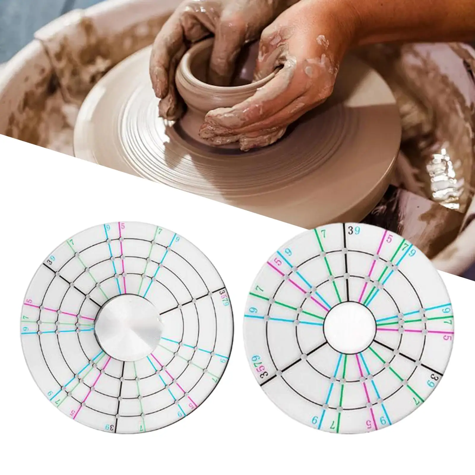 Circular Divider Accessories Practical Convenient Pottery Trimming Tool for Pottery Wheel Handcrafts Clay Crafts Sculpting