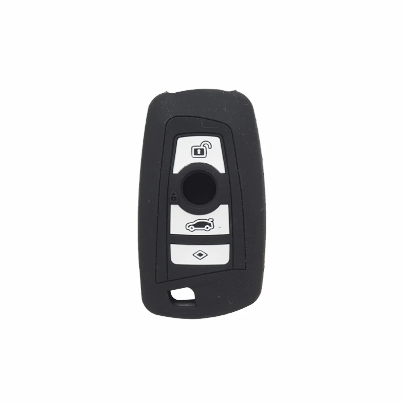 

Xinyuexin Silicone Car Key Cover Case for BMW 1 2 3 5 7 Series F10 F20 F30 335 328 535 650 Remote Key Holder Protector Auto Part