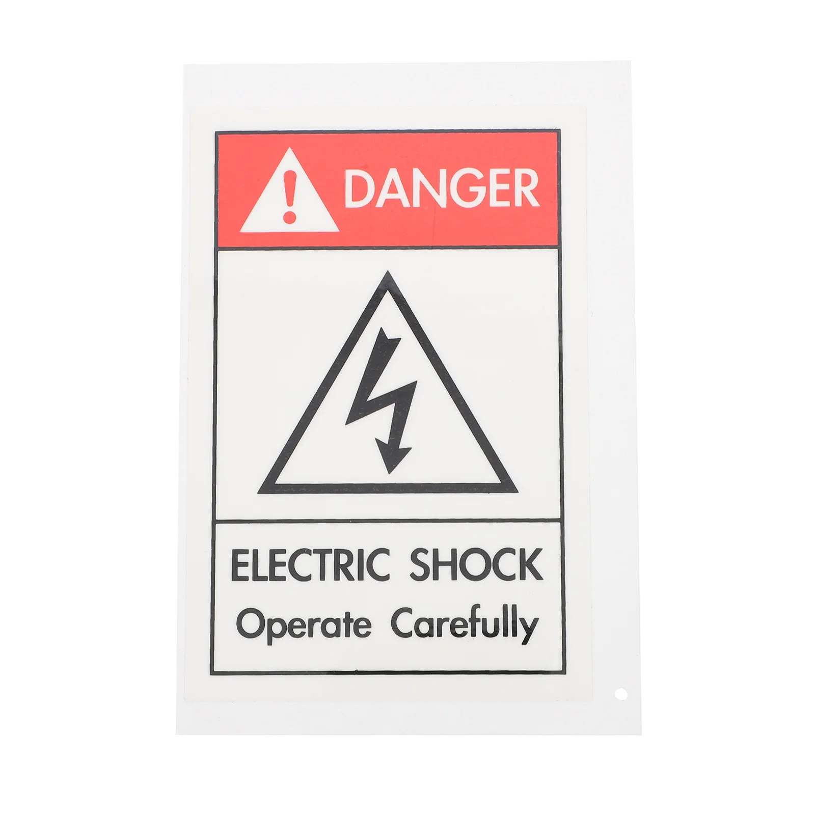 

Equipment Electric Shocks Sign Sticker Electric Shocks Caution Label Sticker Electric shock warning hazard warning