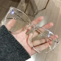 Vintage Transparent ordinateur lunettes cadre femmes hommes Anti lumière bleue lunettes carrées blocage lunettes optique Spectacle lunettes 5