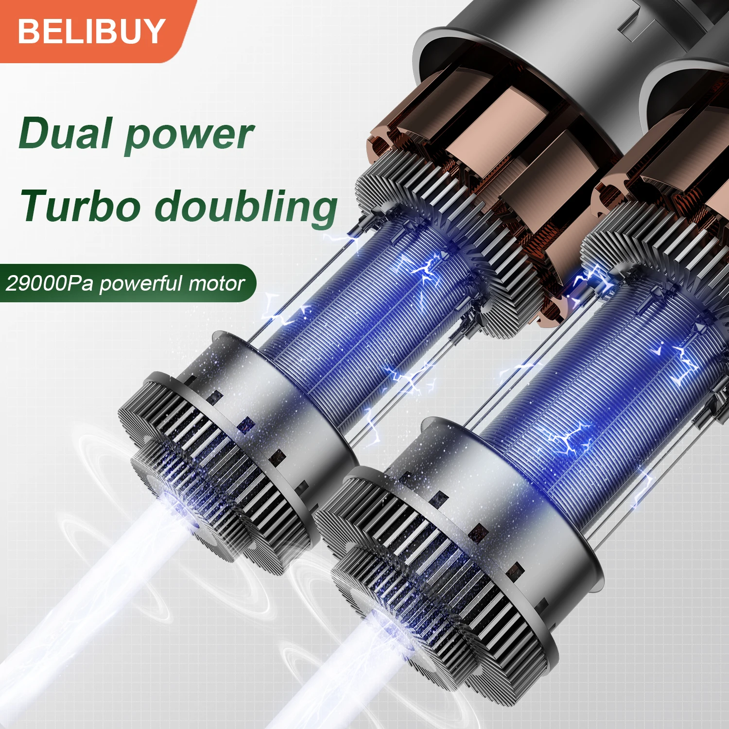 BELIBUY Portable Tire Inflator Car Compressor Air Pump Bicycle Air Pump Car Tire Compressor Multi Functional Automotive Tools