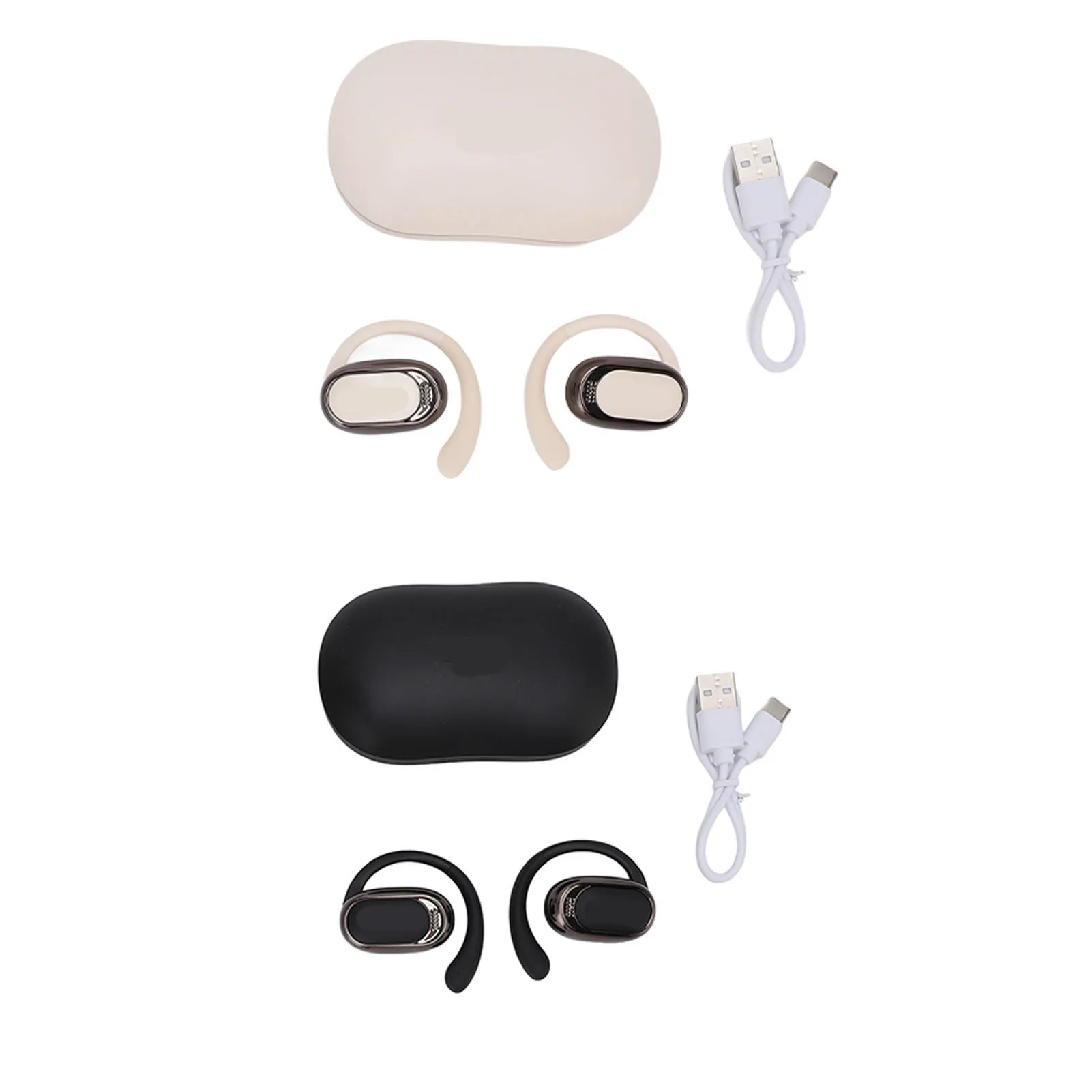 Language Translator Earbuds wireless earbuds translator earbuds translator earphones Music Playing Bluetooth 5.4 Wireless with Charging Case for Travel