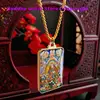 2025  Guru Rinpoche Mandala Buddha Pendant Asia Thailand Tibet efficacious safety good luck exorcise evil spirit Amulet 4