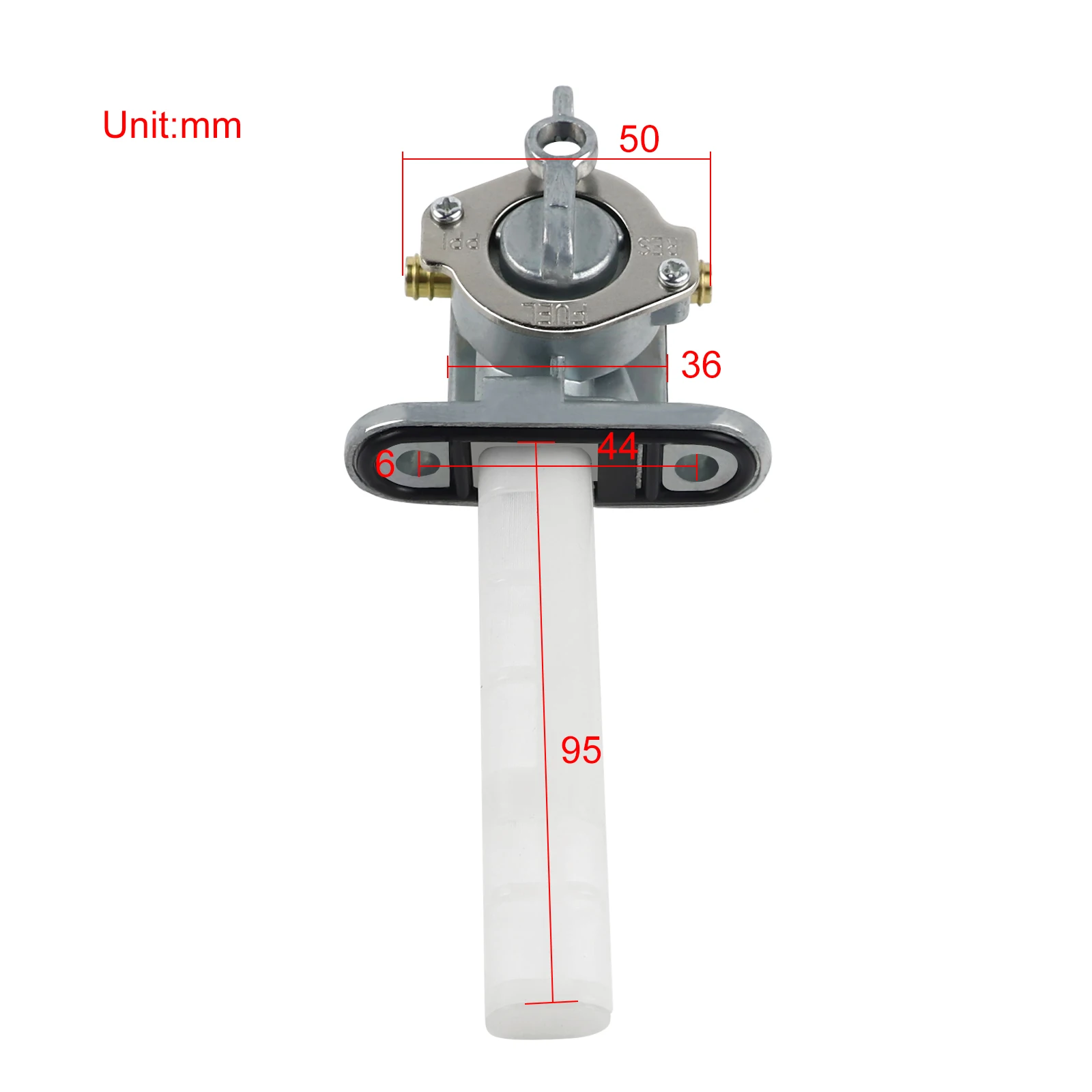 Motorcycle Fuel Valve Fuel Valve Petcock Fuel Gas Tank Switch Shut Off Valve Tap 44mm for Suzuki Katana 600 700 GSX600F GSX750F GSX 600 750 1989-2006