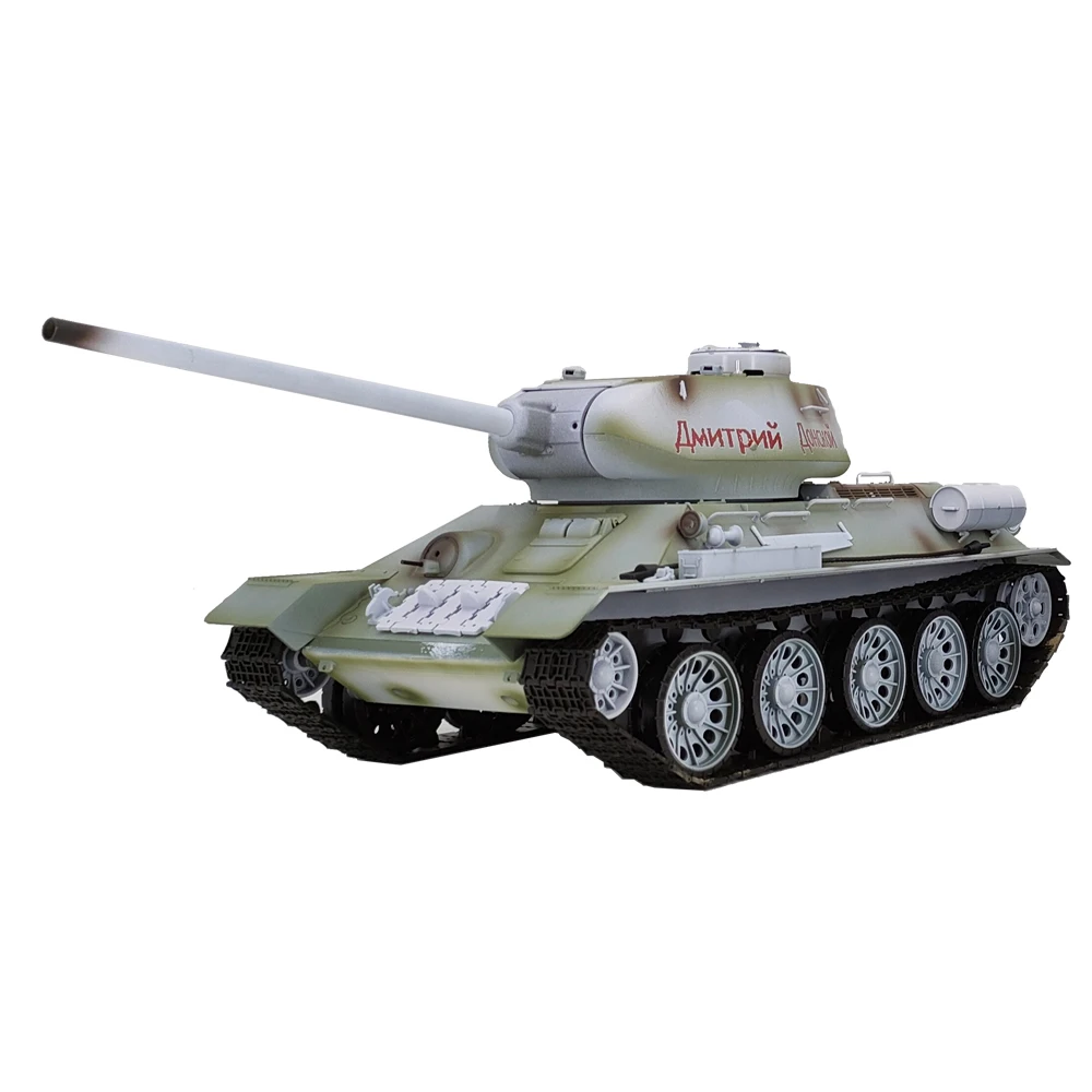 Coolbank 개조 에디션 1/16 2.4ghz 리모컨 소련 T34 탱크 모델, Heng Long 3909-1 러시아 육군 탱크 t34/85 장난감
