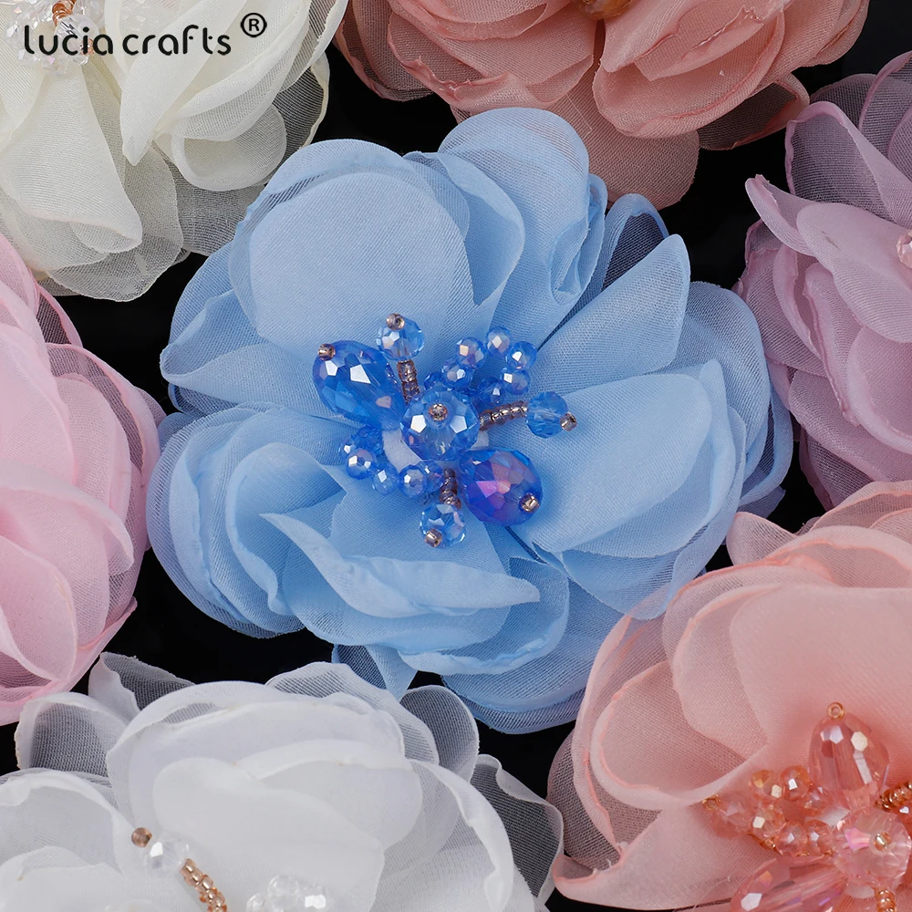 Silk Artificial Flowers Heads Silk 3cm Flowers Crafting Silk