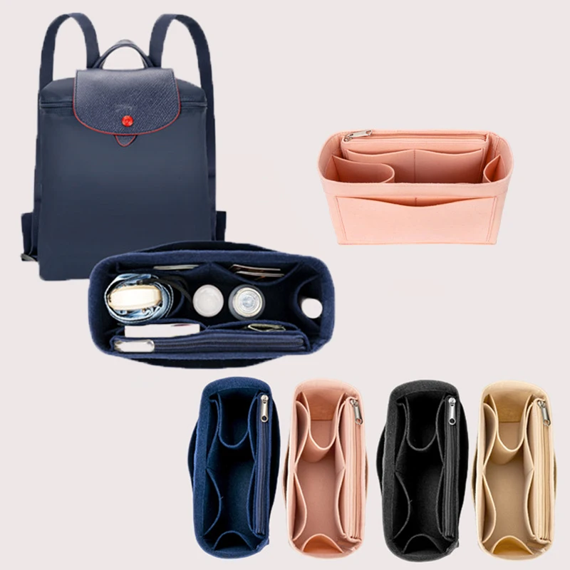 New Soft Pouch Organizer Borsa Con Inserto In Feltro Borsa Interna Borsa Con Inserto Borsa Linerfor Longchamp Le Pliage Zaino Storage Bag