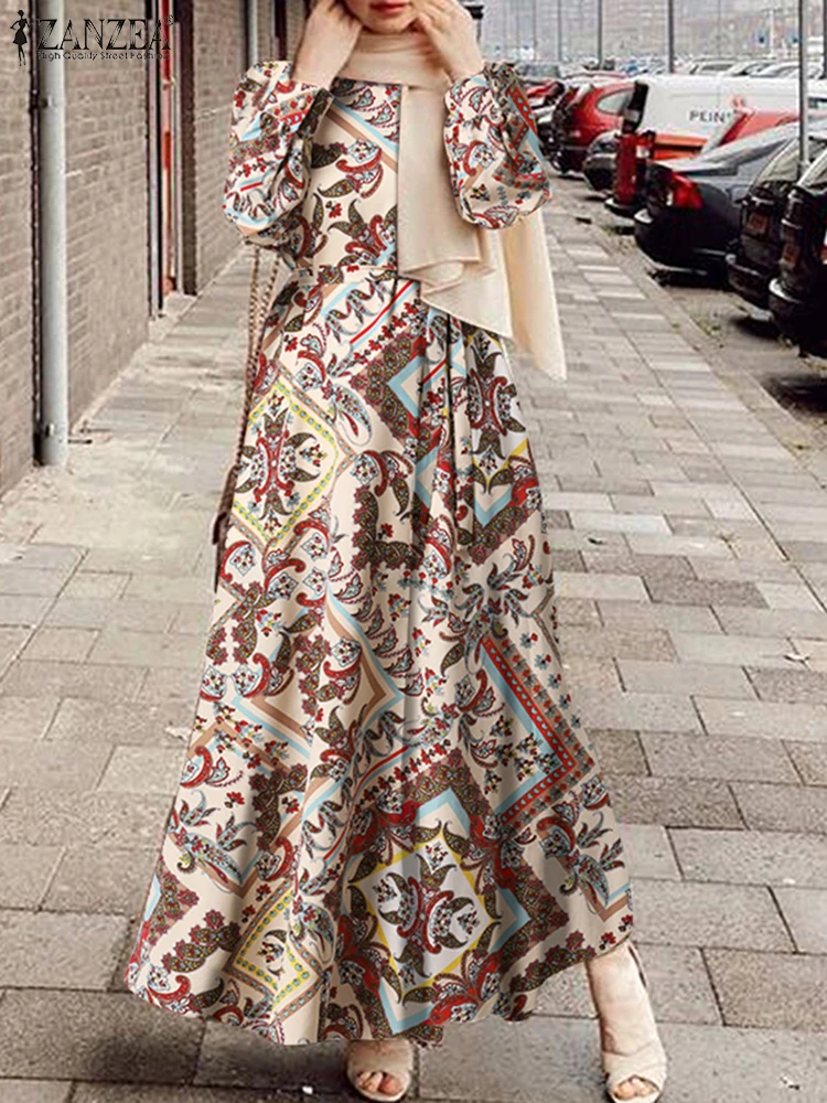 ZANZEA Women Dubai Turkey Abaya Hijab 