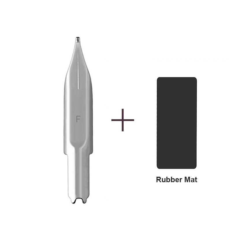 Replace EF/F Nib For MAJOHN A1/A2/A3 Press Resin Fountain Pens For Majohn A1 Ink Pen Accessories Writing Nib With Rubber Mat 3