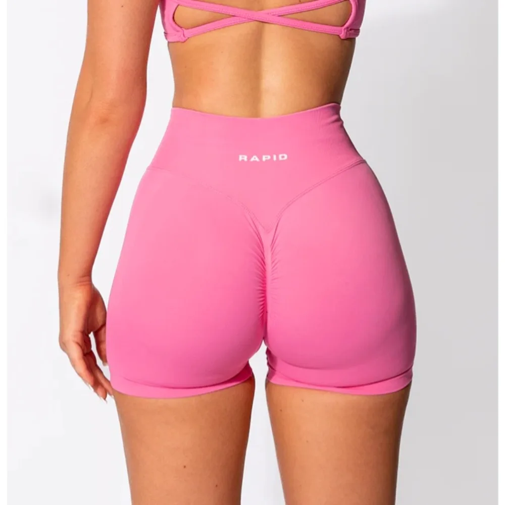 Yoga Gym Shorts for Women Low Waist Seamless Yoga Shorts Scrunch Bum Gym Workout Biker Short Stretch Fitness Clothing yoga shorts