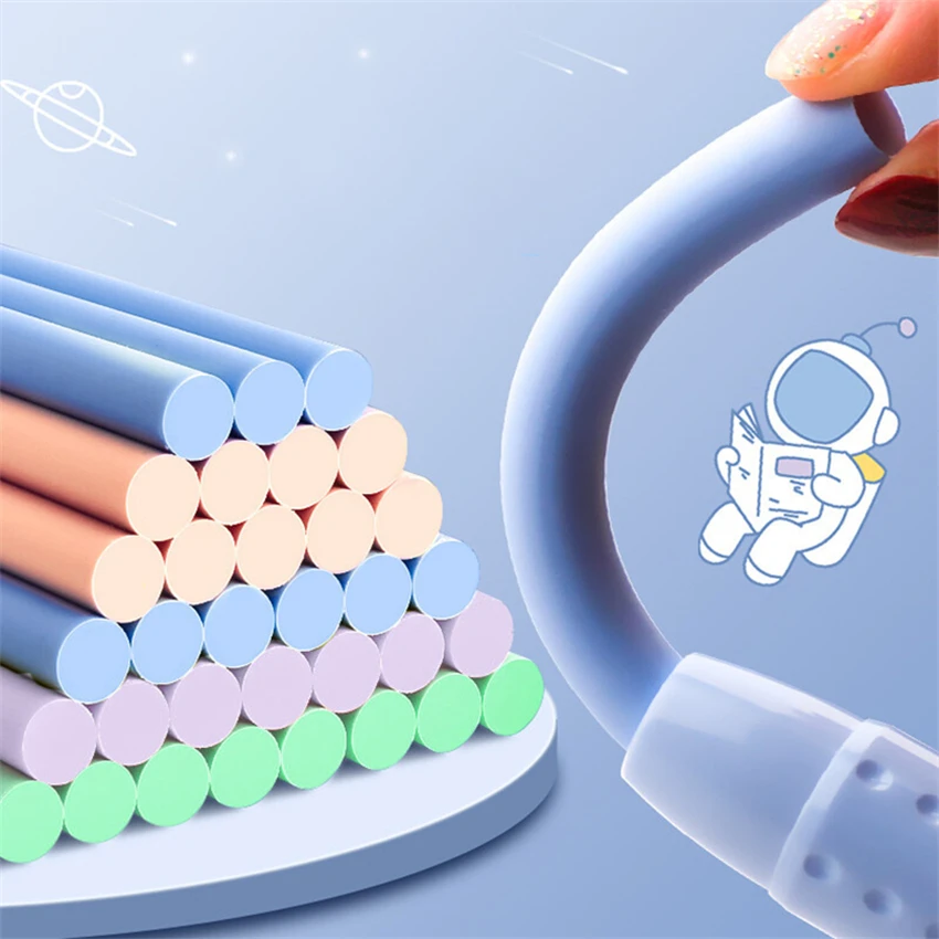 Cute Astronaut Girl Heart Eraser
