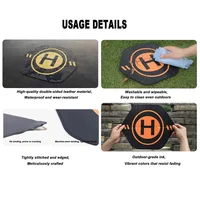 35cm Foldable Landing Mat Double Sided Waterproof Airplane Landing Pad for DJI Mini 5/4/3 Pro Mini 2/Neo 2/1/ Avata 2/1 Drone 2