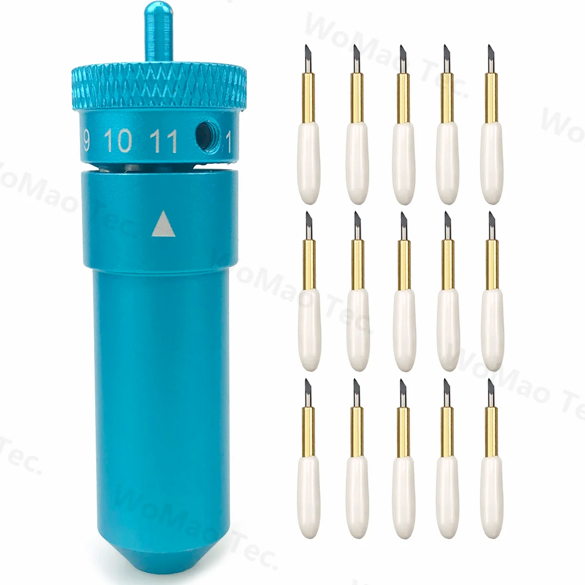 15Pcs Plotter Deep Point Deepcut Blades E 1Pc Holder Per Graphtec Silhouette Cameo 3 2 1 Cb09 Cb15 Alta Qualità