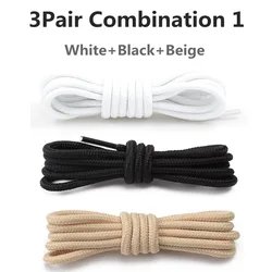 Durable Polyester Classic Round Shoelaces for Sneakers and Boots - Various Lengths, 1 Pair with Free Shipping (3Pair Combination 1)
