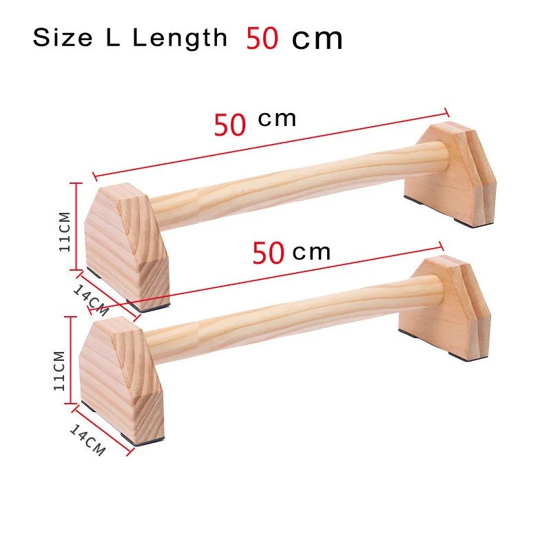 Fitness Push-ups Gymnasium Exercise Training Chest H-shaped Wooden Calisthenics Handstand Parallel Rod Double rod