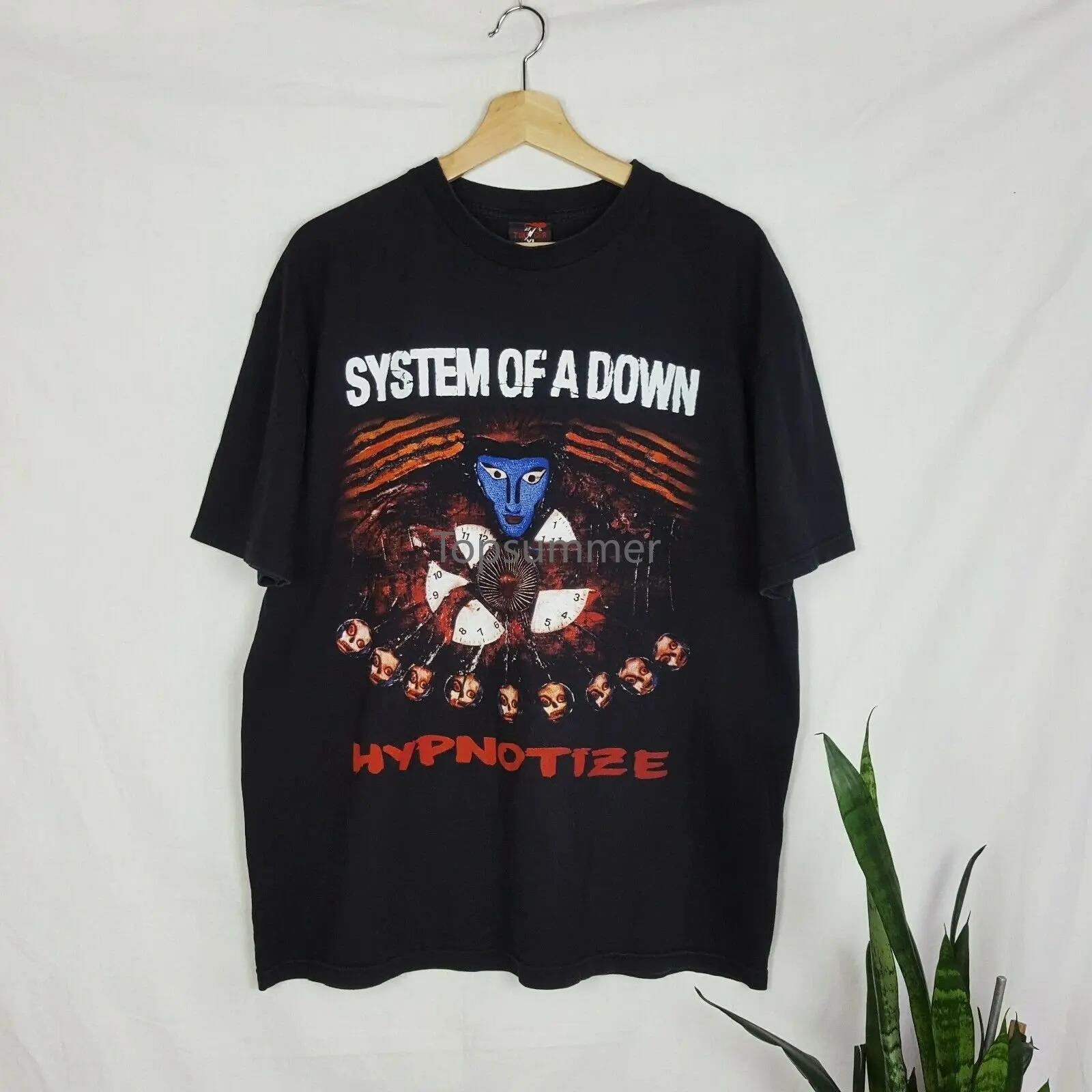 T-Shirt Vintage System Of A Down Double Side Hyptize 2005 Soad