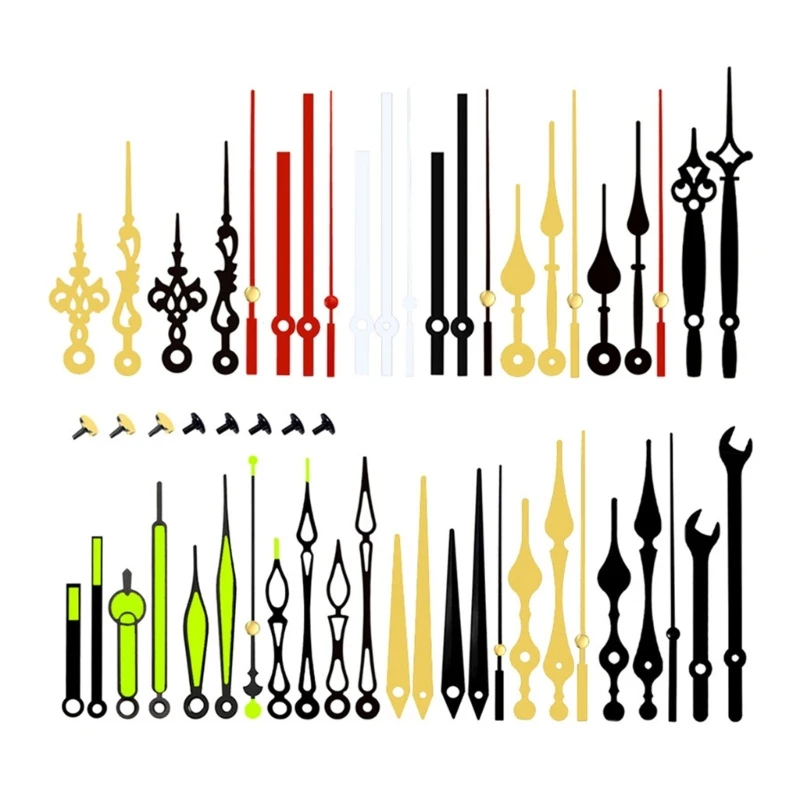 Description Picture 3 of itemDIY Clock Hands Different DIY Clock Hands for 25-40cm Diameter Clock Panel Suitable for Various Clocks Craft Enthusiasts