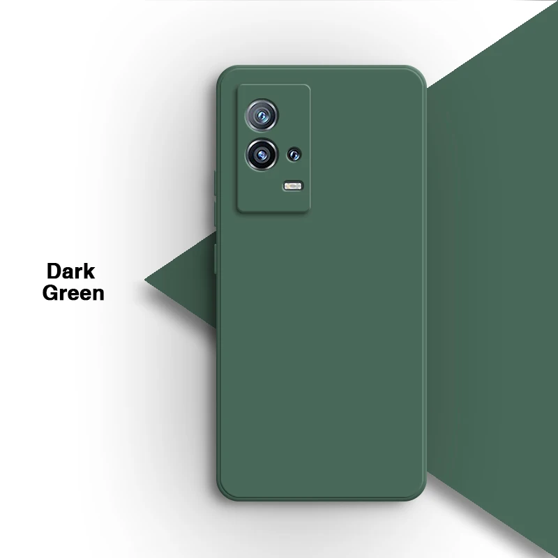 Premium Liquid Silicone Shockproof Soft Phone Case - High-Quality Original Shell Back Cover