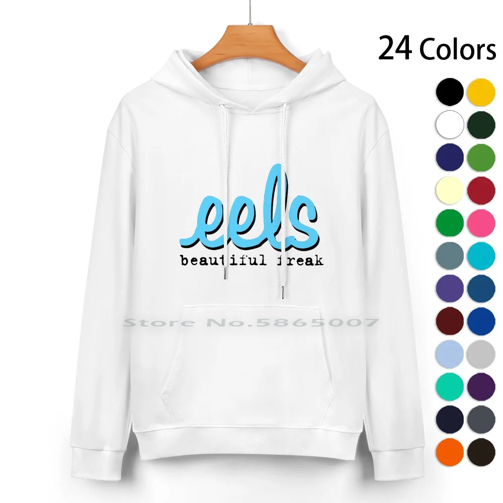 

Freak Pure Cotton Hoodie Sweater 24 Colors Eels Beautiful Freak Music Album Record Vinyl Band Artist 100% Cotton Hooded