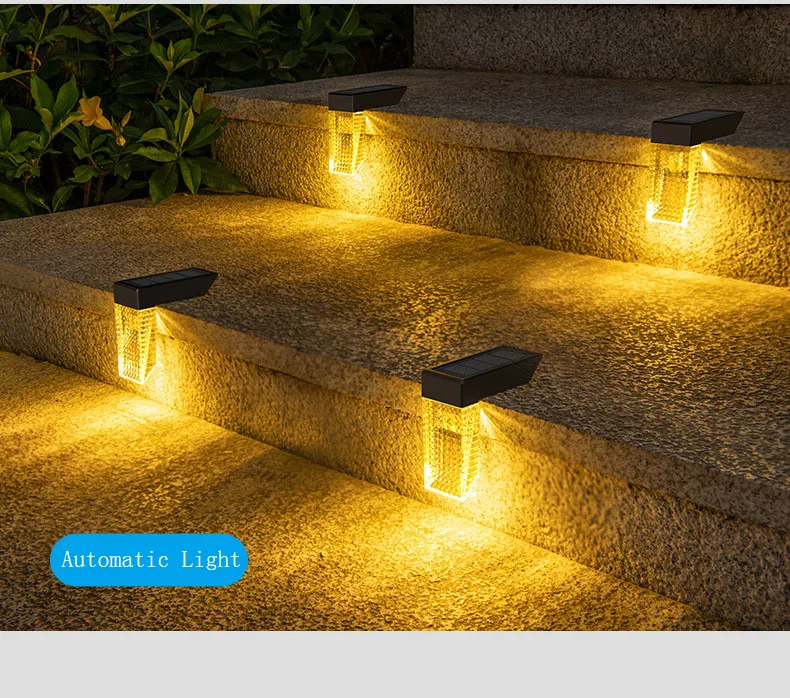 Solar Outdoor Stair Lights Led Stair Lights Deck Lights Patio Stairs