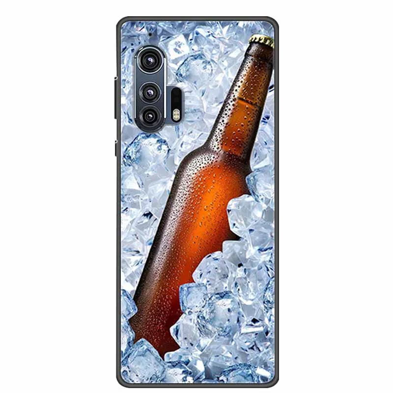 Sleek Black Silicone Soft Back Cover