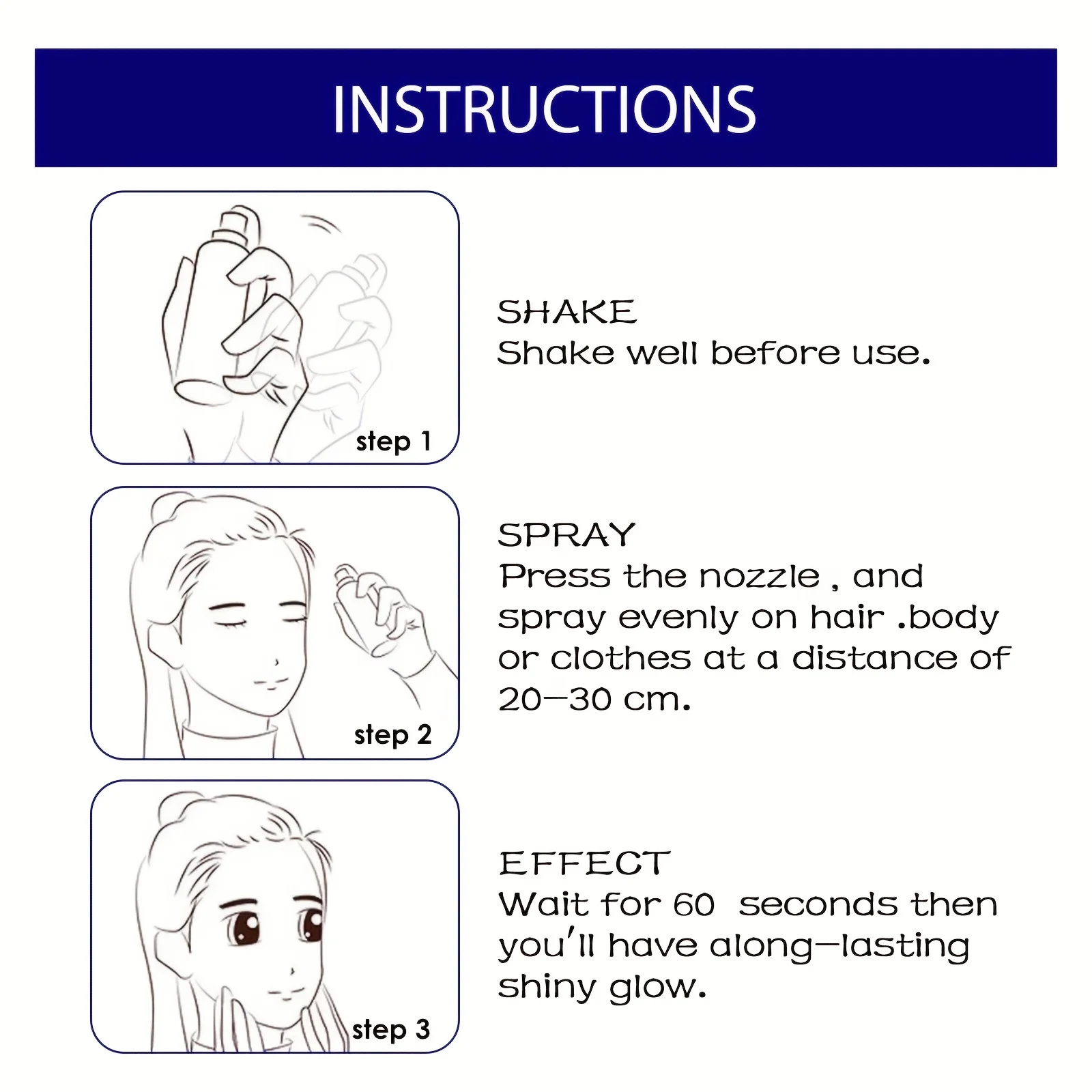 1PCS Radiant Silver Glitter Spray - Instant Holographic Highlight for Hair & Body - Sparkling Shimmer Makeup for Parties 5