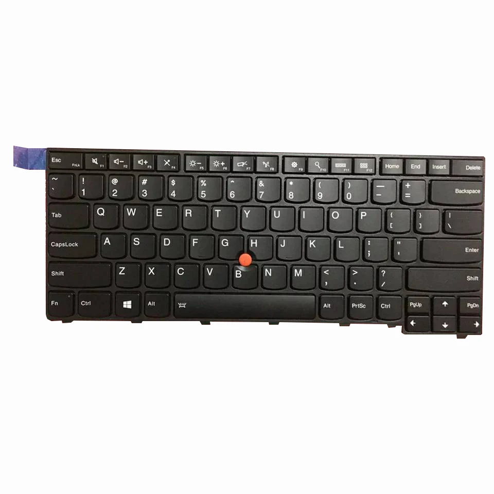 

Новая клавиатура с английской подсветкой для ноутбука Lenovo Thinkpad T460, черная подсветка