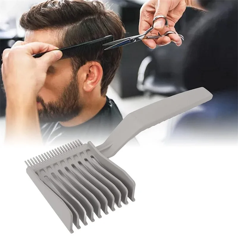 

Barber Fade Combs Hair Cutting Positioning Comb Clipper Blending Flat Top Hair Comb Men's Hair Comb Salon Styling Tools