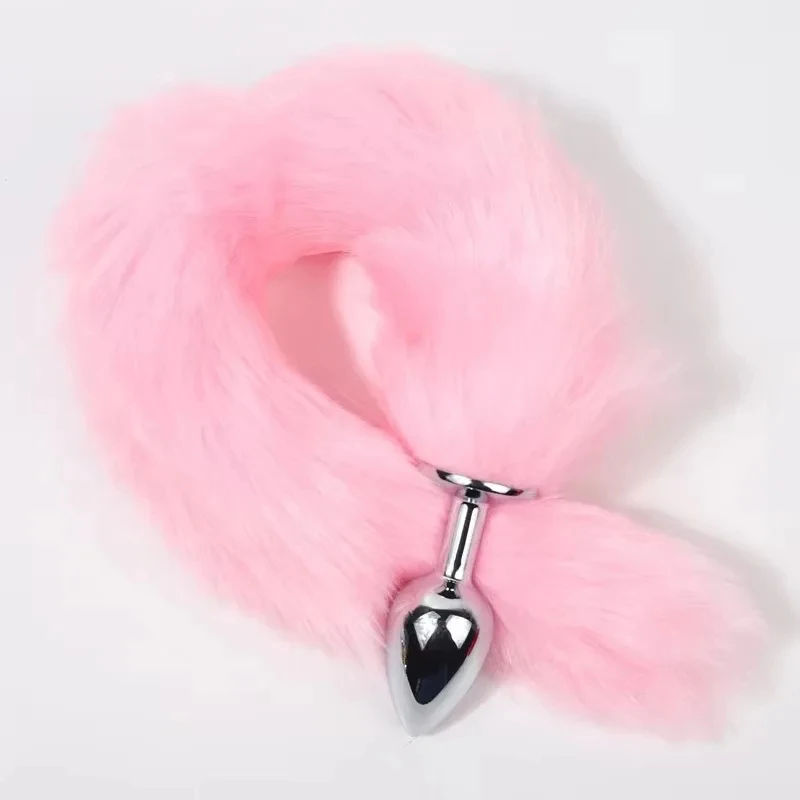 Anal plug Sexy Fox Tail Vaginal Plug Dildo Masturbation Anal Vibrator Men Prostate Massager Female Masturbator Masturbating