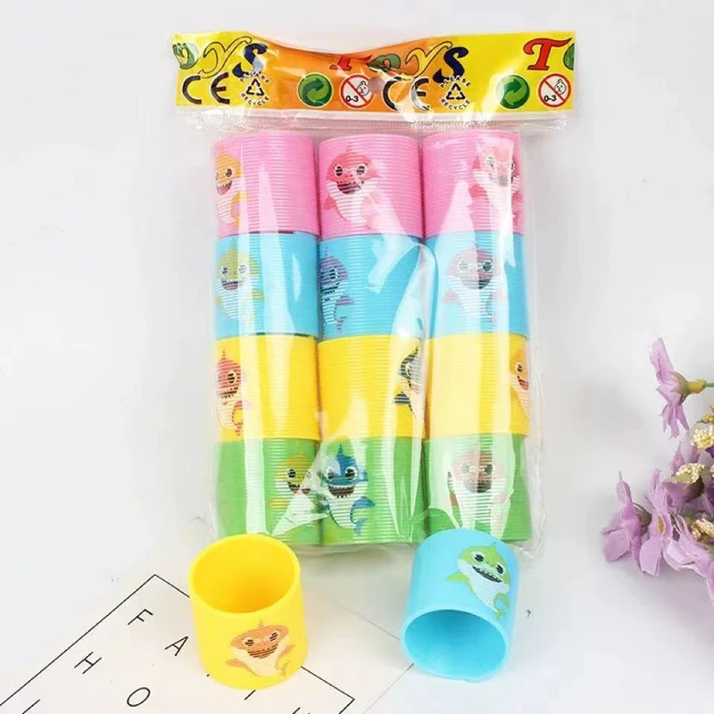 Spring Toys 12PCS Mini Rainbow Circle Ring Party Supplies