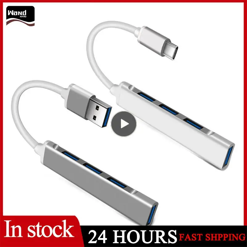 C타입 USB C 허브, 고속 4 포트 멀티 스플리터 어댑터, OTG, 맥북 15 에어 액세서리