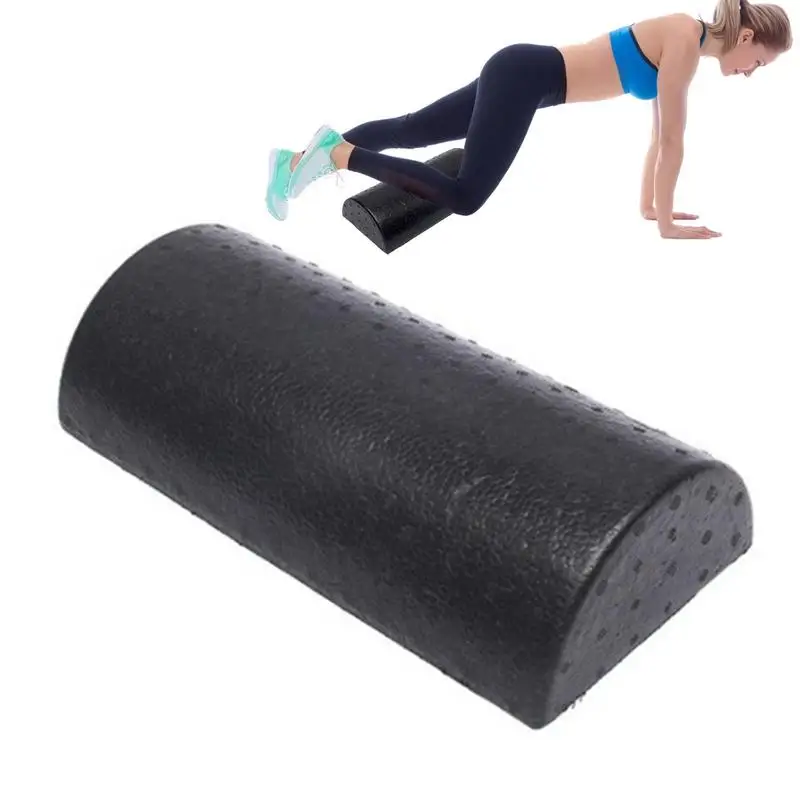 

Half Round Foam Roller Yoga Massage Roller For Back Pain Self-Myofascial Pilates Muscle Release Exercises