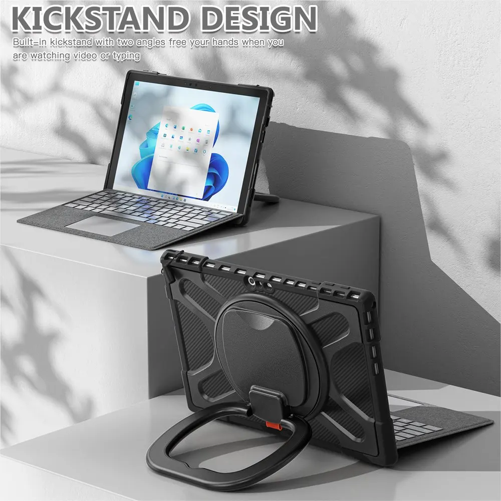 Heavy Duty Shockproof Kickstand Protective Case Cover