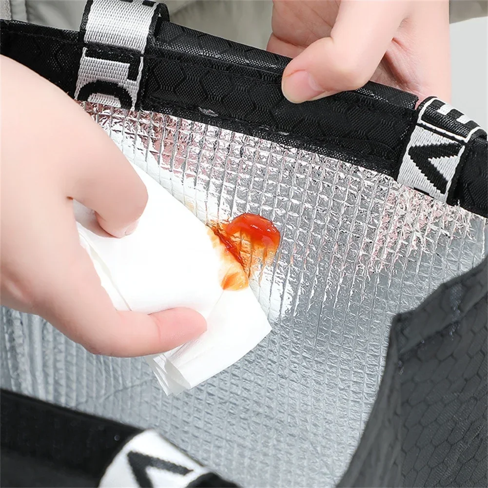Picnic Bag Lunch Bag Grocery Drinks Fruit Salads Container High Quality Portable Waterproof Lunch Containers