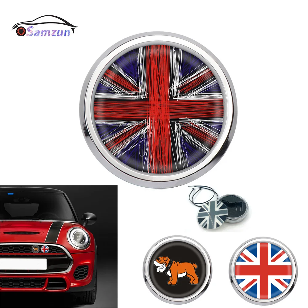 

Car Accessories Front Grille Emblem Badge Air intake Stickers For MINI Cooper One JCW S F55 F56 F57 F60 R50 R52 R53 R55 R56 R60