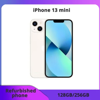 Telefono ricondizionato iPhone 13 Mini 5G Telefono cellulare NFC Face ID 4 GB RAM/256 GB ROM 'oled' led A15 SmartPhone eccellenti condizioni