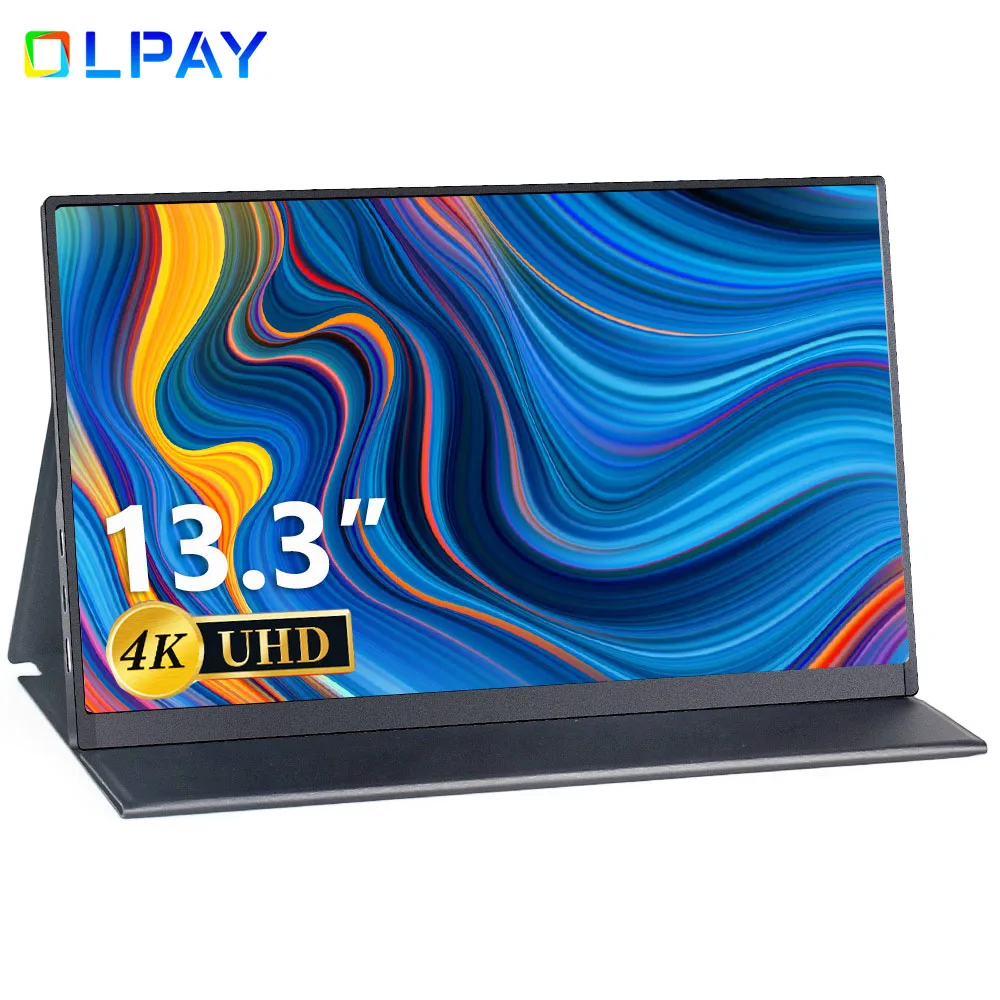 4k Portable Monitor 13.3 Uhd 3840x2160 100% Srgb Ips Hdr Monitor Usb C Hdmi For Laptop Pc Mac Ps4 Xbox - Lcd Monitors - AliExpress