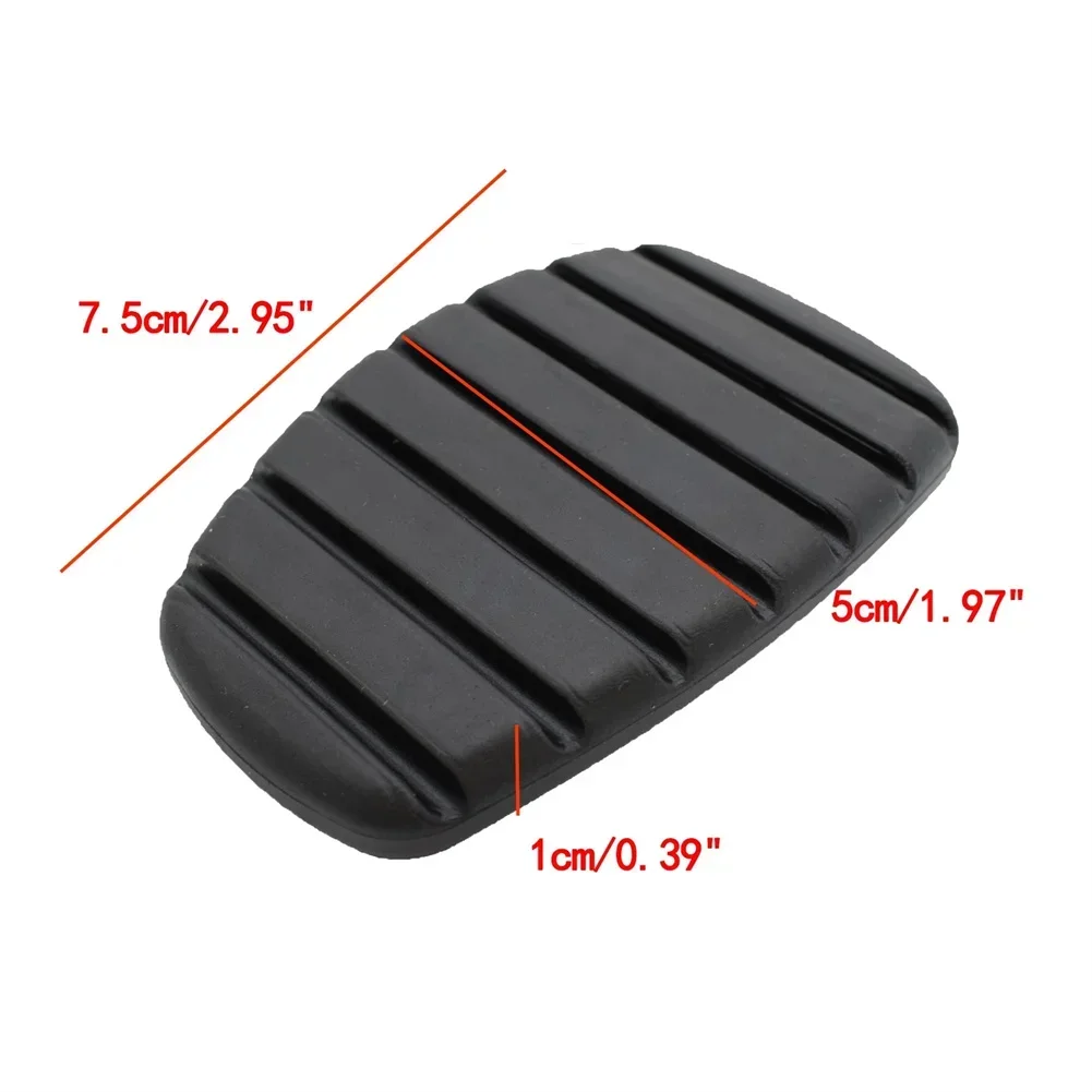 2Pcs Car Brake Clutch Foot Pedal Pad Cover For Clio Laguna Megane Scenic Kangoo