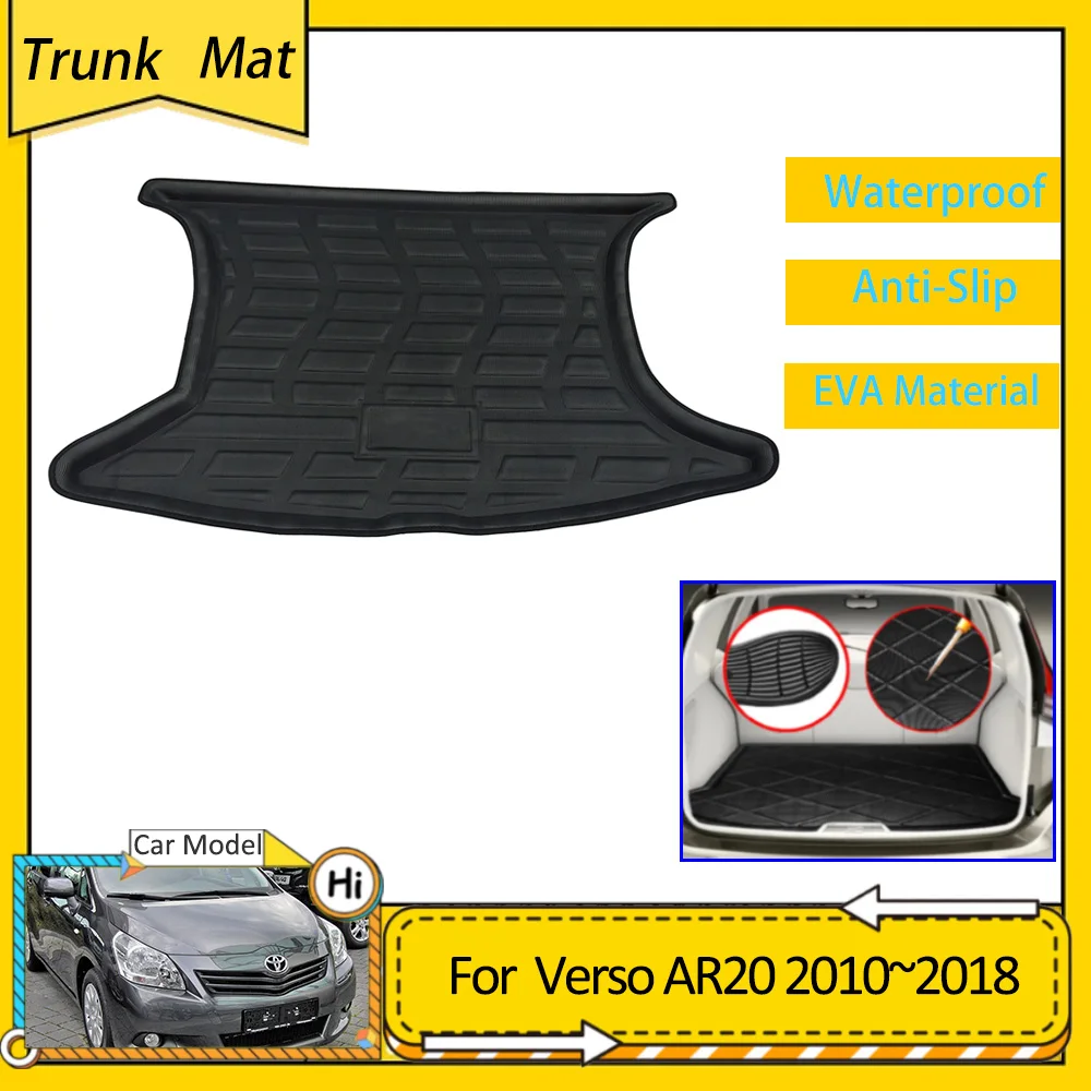 Tappetino Per Bagagliaio Dell'Auto Per Toyota Verso Ar20 2010 ~ 2018 Accessori Tappetino Per Bagagliaio Per Bagagli Da Carico Protettivo Eva Pavimento