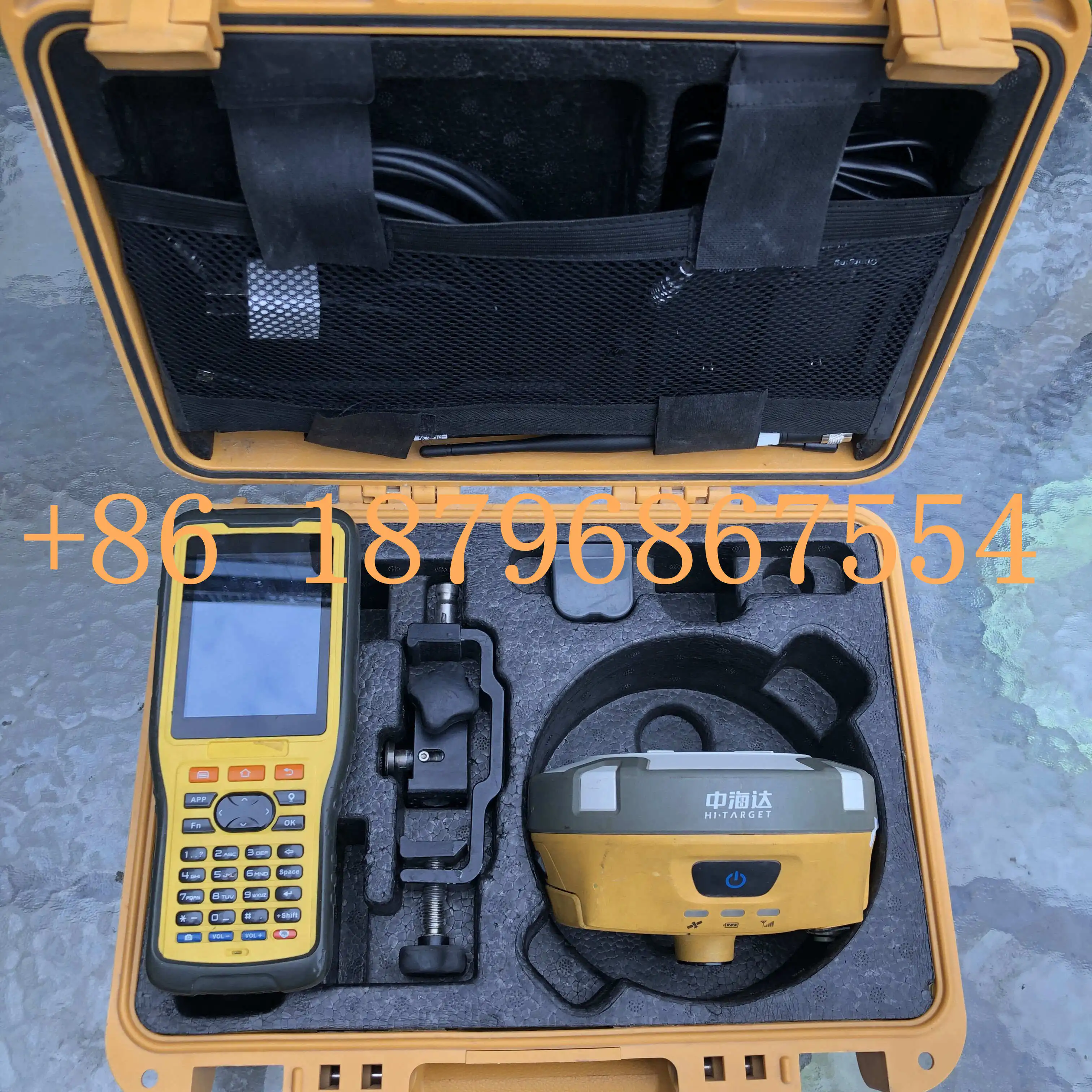 Used Second Hand HI TARGET V90 Rover Rtk Gps Gnss Receiver Dgps Differential Receptor