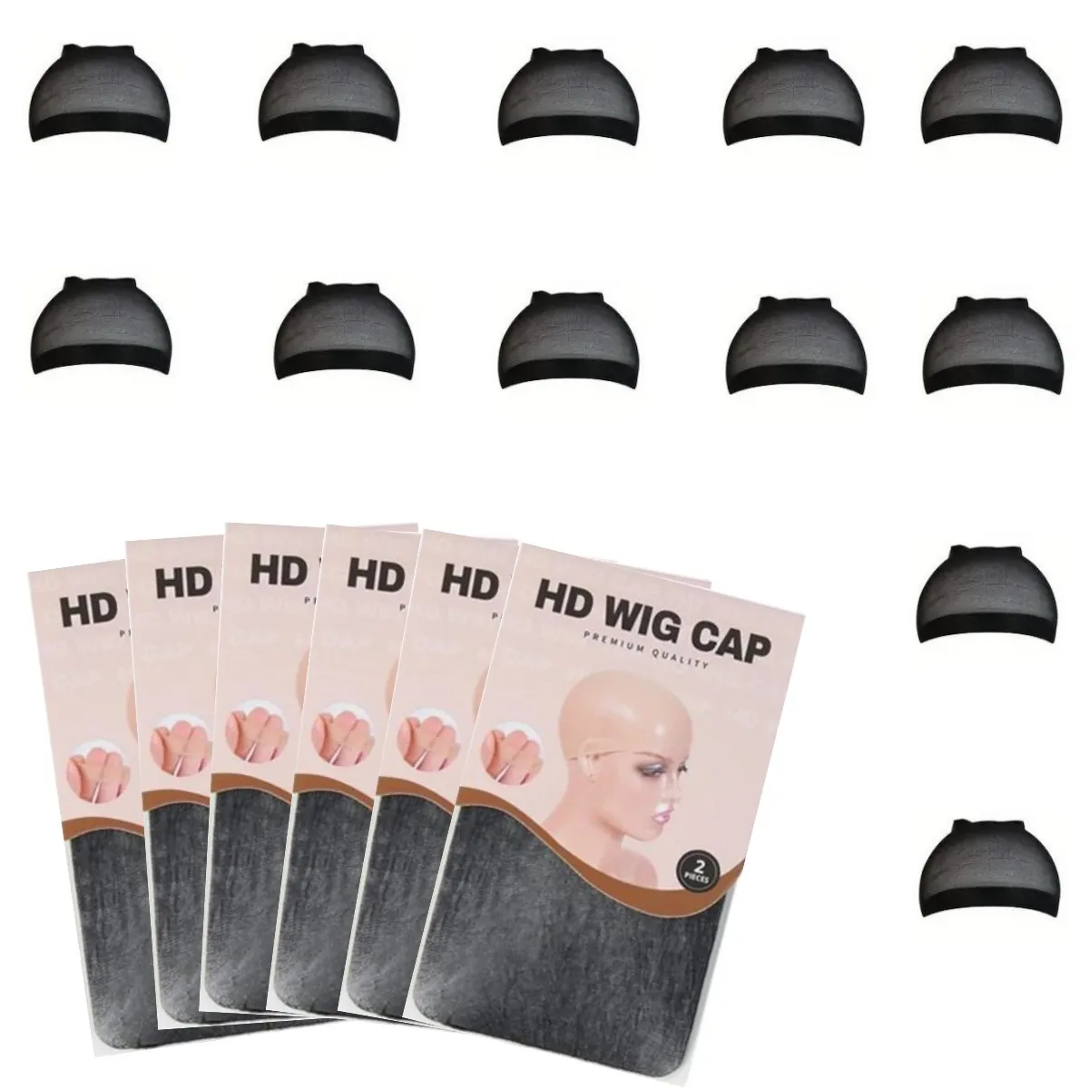 Wig Caps 12pcs For Lace Front Wigs
