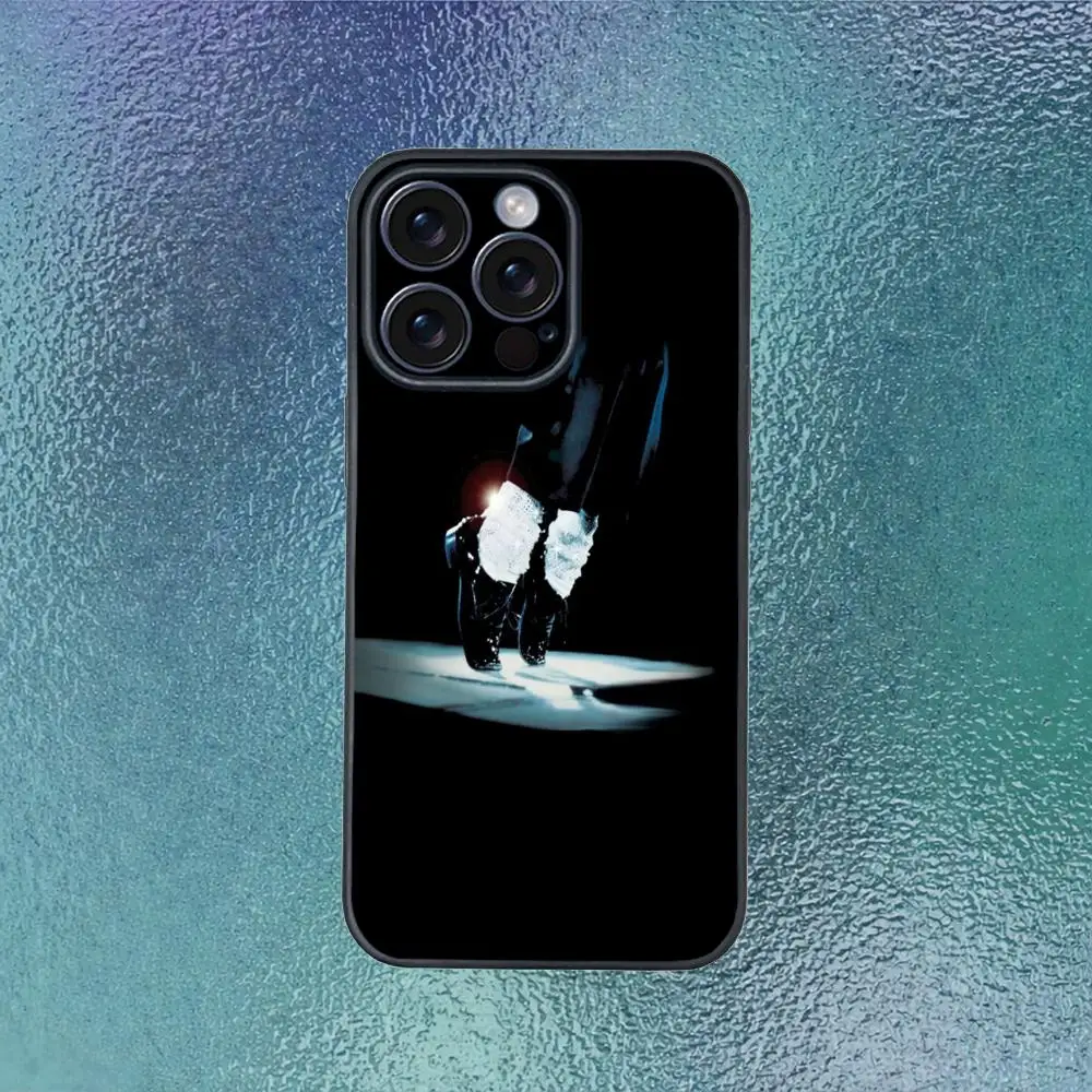 Michael Jackson Inspired Black Frosted Soft Shell Phone Case