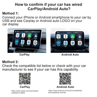 Adaptateur CarPlay sans fil 2026 2-en-1 : Dongle filaire vers sans fil pour Apple et Android Auto, Plug and Play, Accessoire universel pour voiture 2
