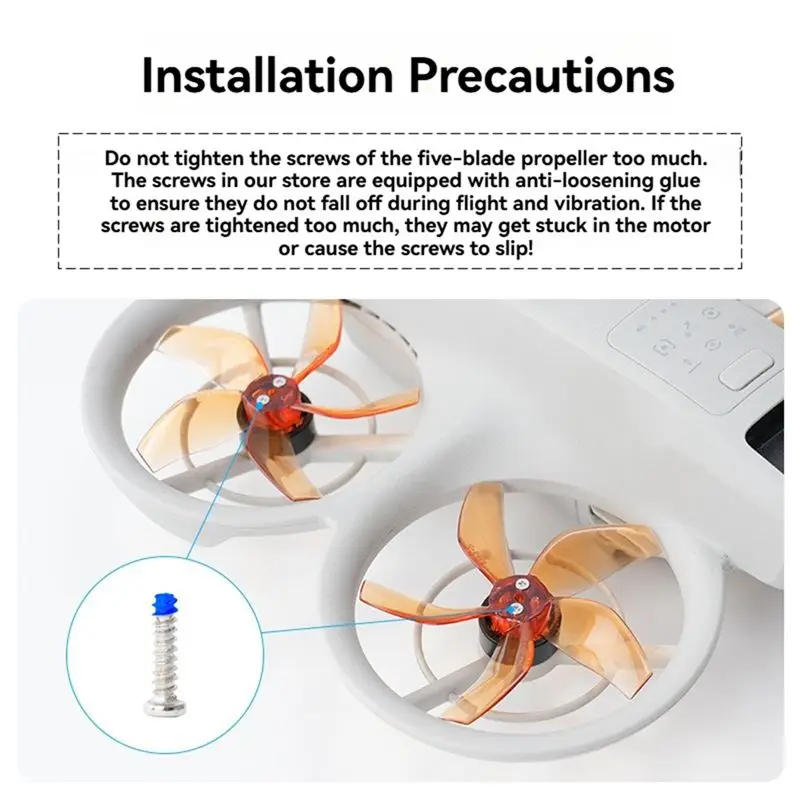 DJI NEO 드론용 T23C 5날개 프로펠러, 다채로운 프로펠러 블레이드 교체 부품, DJI NEO 액세서리