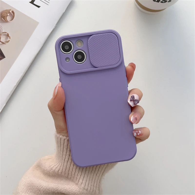 ตัวเลือกสินค้า เคสซิลิโคนนิ่มสีสดใส ป้องกันเลนส์กล้อง