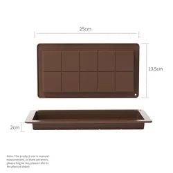 Gourmet Pistachio Chocolate Bar Silicone Mold - Non-Stick, Food Grade Quality (Grey)