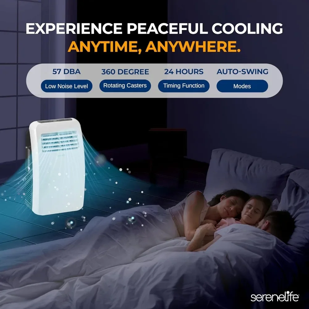 Conditioner with Built-in Dehumidifier Function,Fan Mode, Remote Control, Complete Window Mount Exhaust Kit