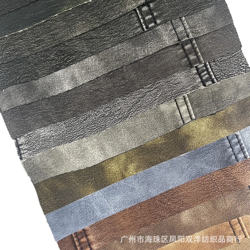 Vintage Washed PU Leather Belt Men's Women's Clothing Skirt Pants Retro Style Artificial Leather Fabric for Bags And Shoes