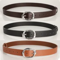 New Luxury Women's Belt Fashion Casual Classic Silvery Buckle Belts Plus Size - Pair with Jeans, Pants, Dress, For Ideal Gifts